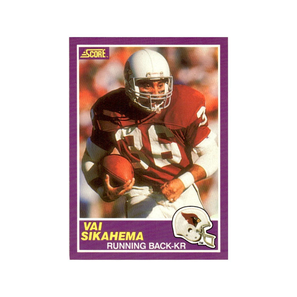 1989 Score Supplemental Vai Sikahema Phoenix Cardinals #416S
