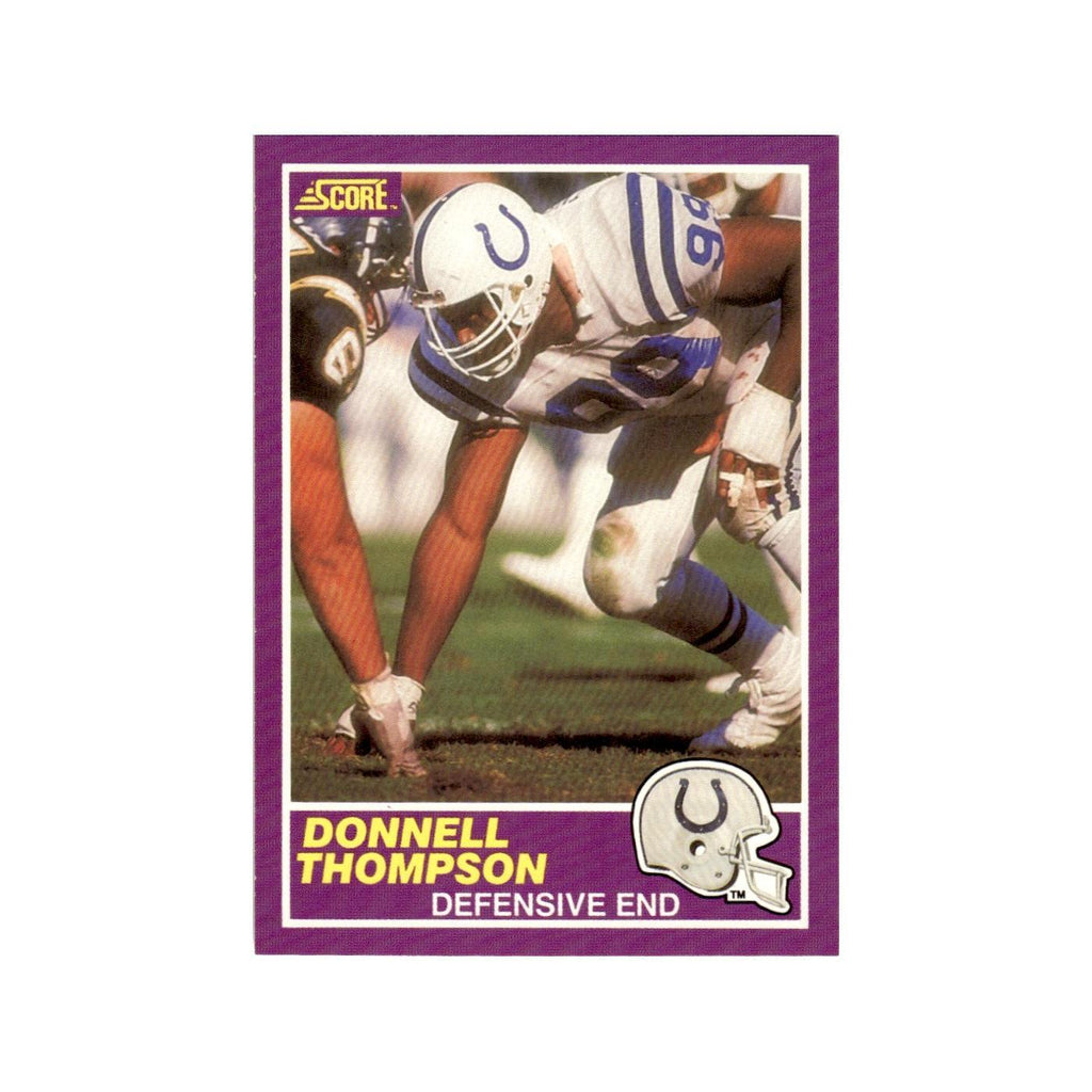 1989 Score Supplemental Donnell Thompson Colts #399S