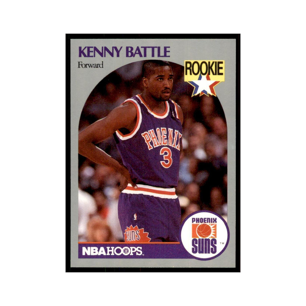 1990 NBA Hoops Kenny Battle RC Basketball Cards #233