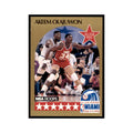 1990 NBA Hoops Akeem Olajuwon Basketball Cards #23