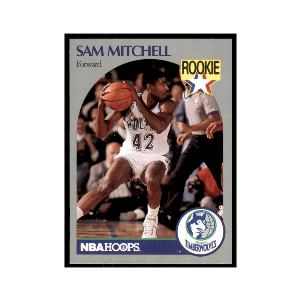 1990 NBA Hoops Sam Mitchell RC Basketball Cards #188