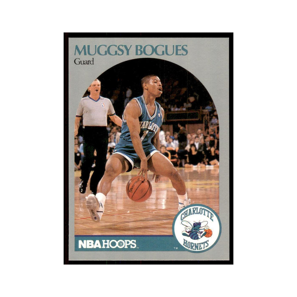 1990 NBA Hoops Muggsy Bogues Basketball Cards #50