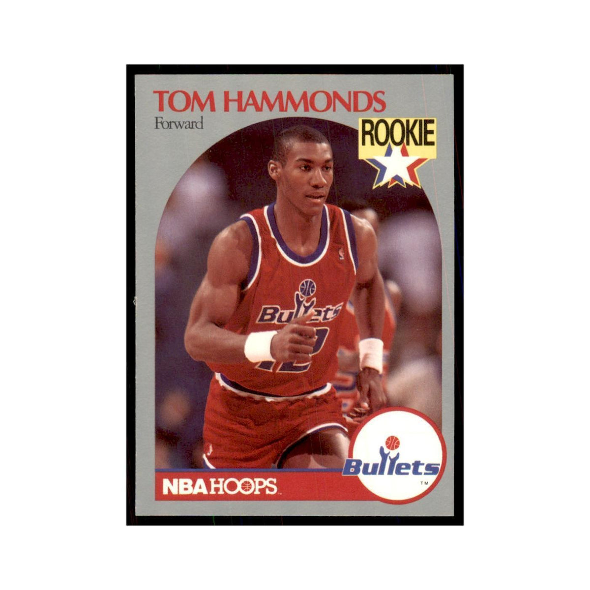 1990 NBA Hoops Tom Hammonds RC Basketball Cards #298B