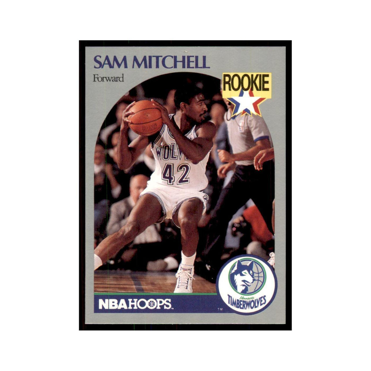 1990 NBA Hoops Sam Mitchell RC Basketball Cards #188