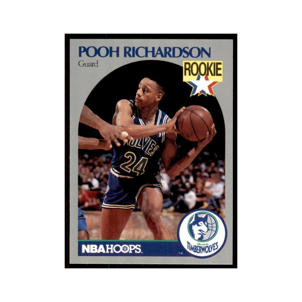 1990 NBA Hoops Pooh Richardson RC Basketball Cards #190