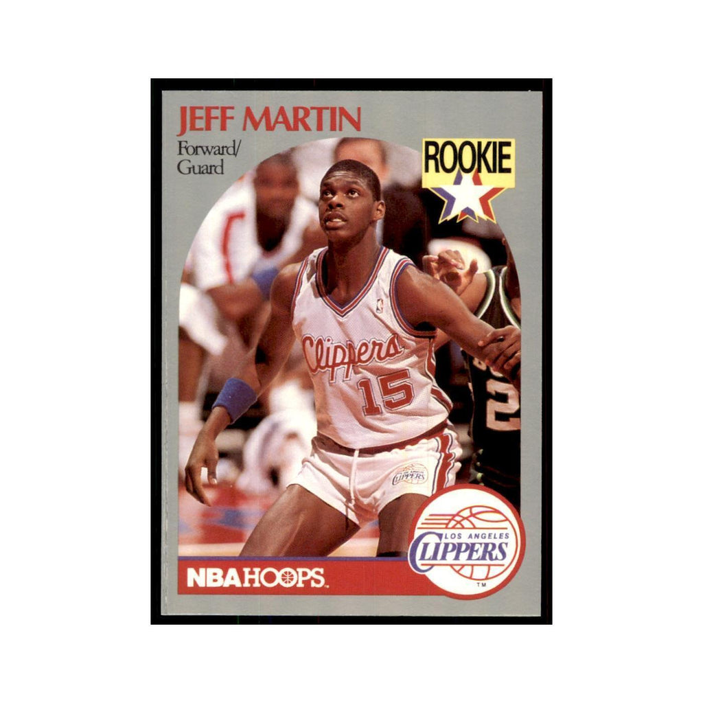 1990 NBA Hoops Jeff Martin Basketball Cards #148
