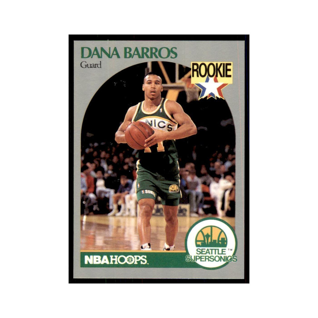 1990 NBA Hoops Dana Barros RC Basketball Cards #274