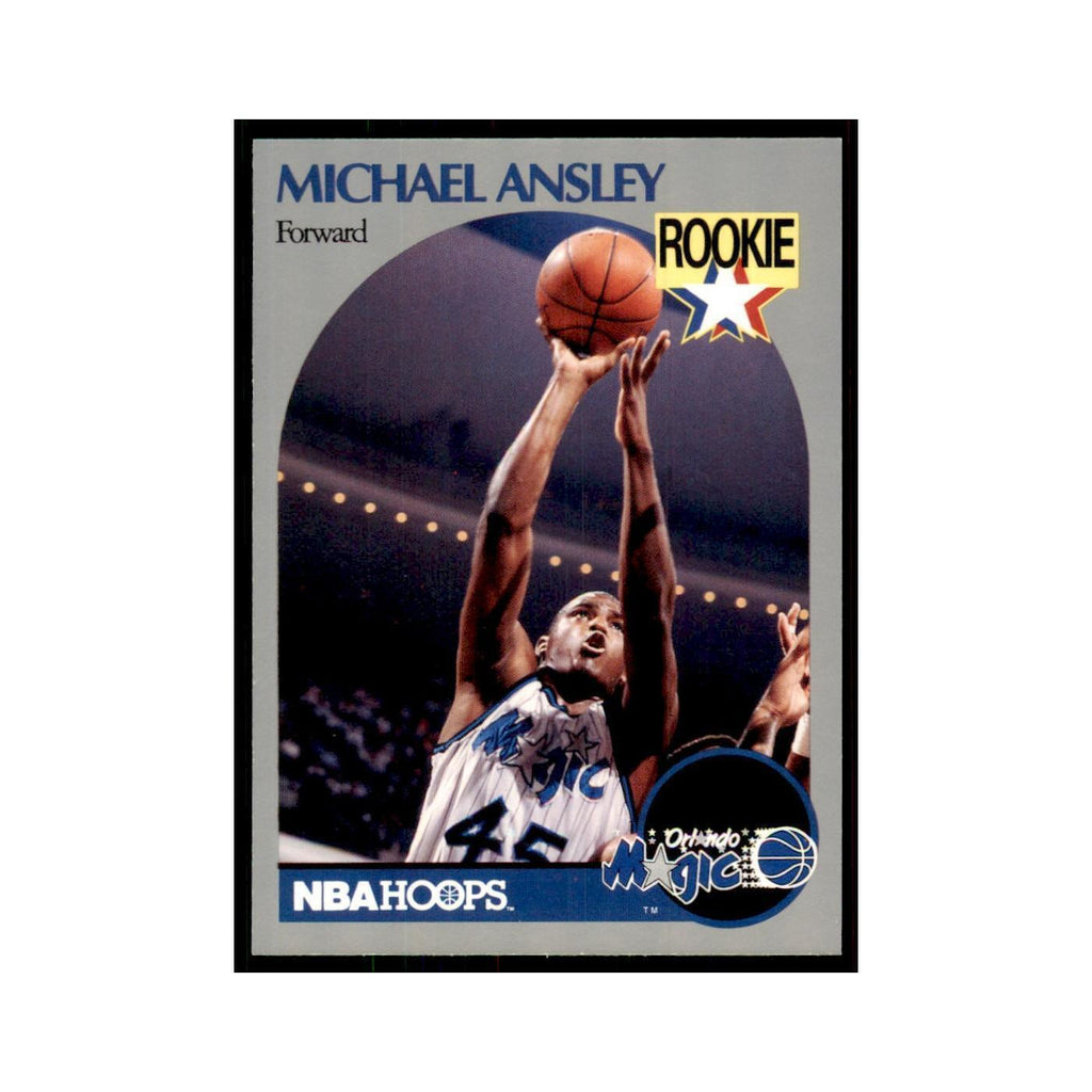 1990 NBA Hoops Michael Ansley RC Basketball Cards #215