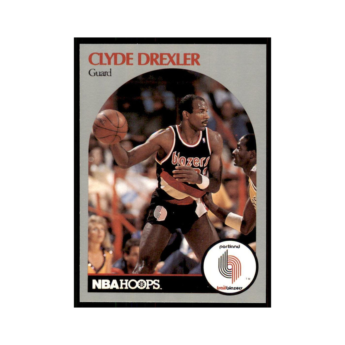 1990 NBA Hoops Clyde Drexler Basketball Cards #245