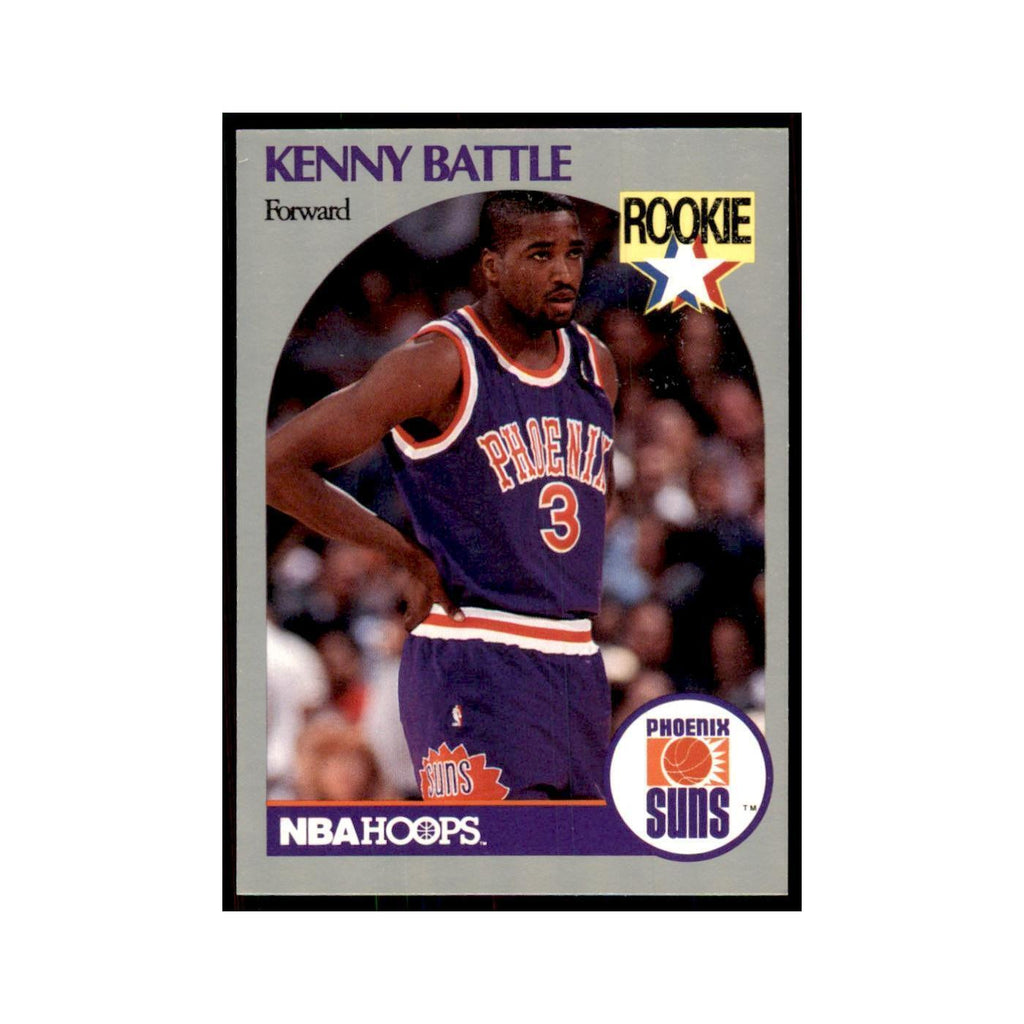 1990 NBA Hoops Kenny Battle RC Basketball Cards #233
