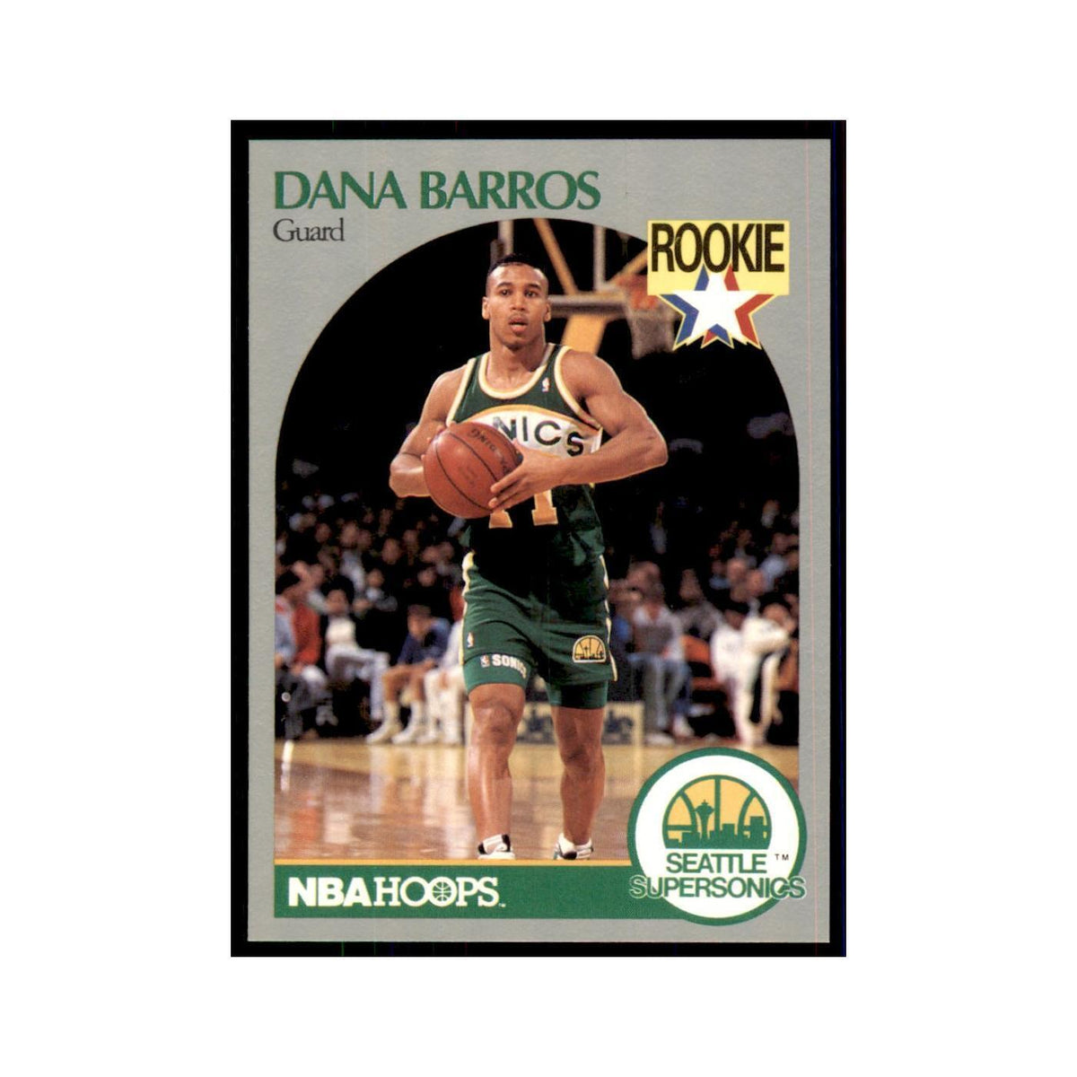 1990 NBA Hoops Dana Barros RC Basketball Cards #274