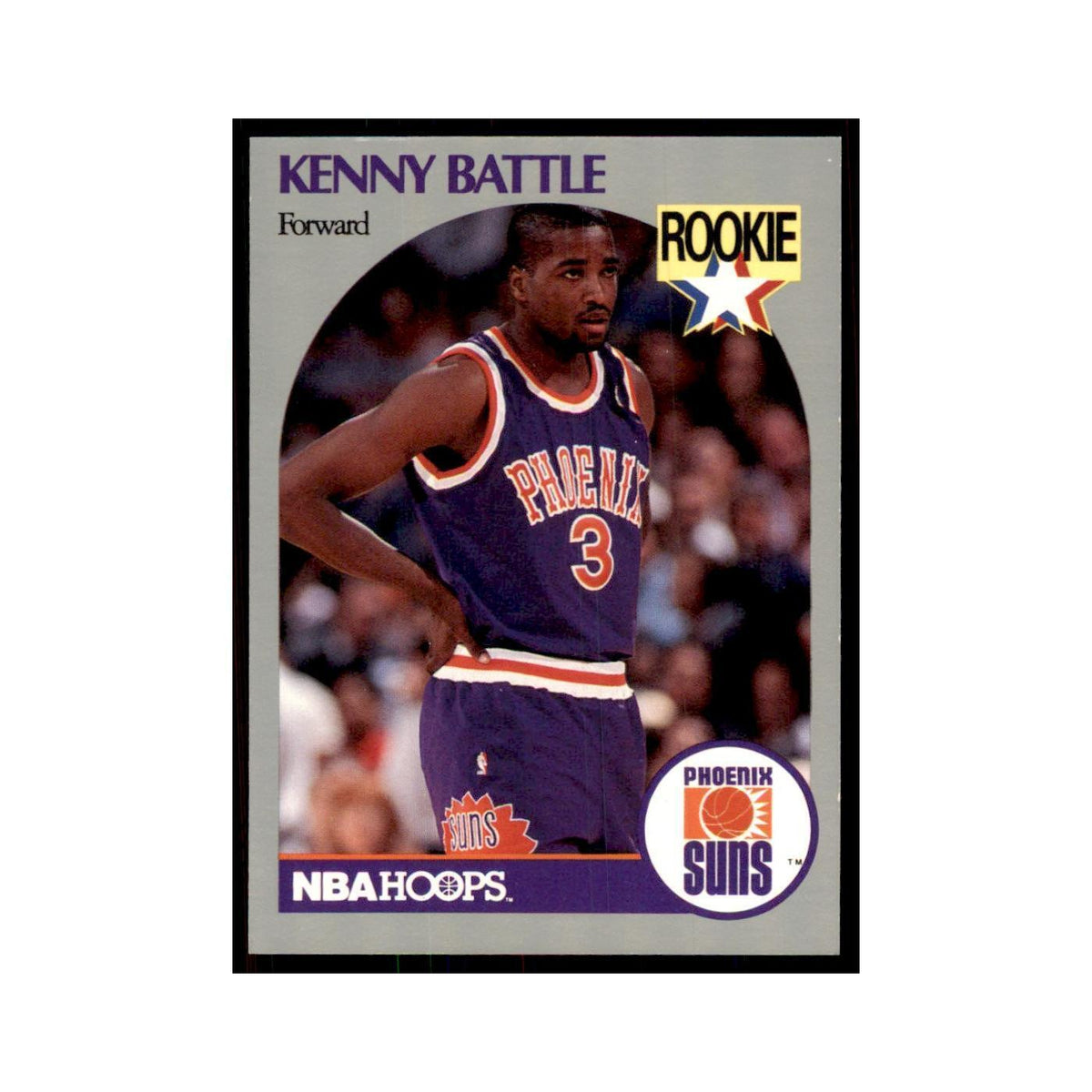 1990 NBA Hoops Kenny Battle RC Basketball Cards #233