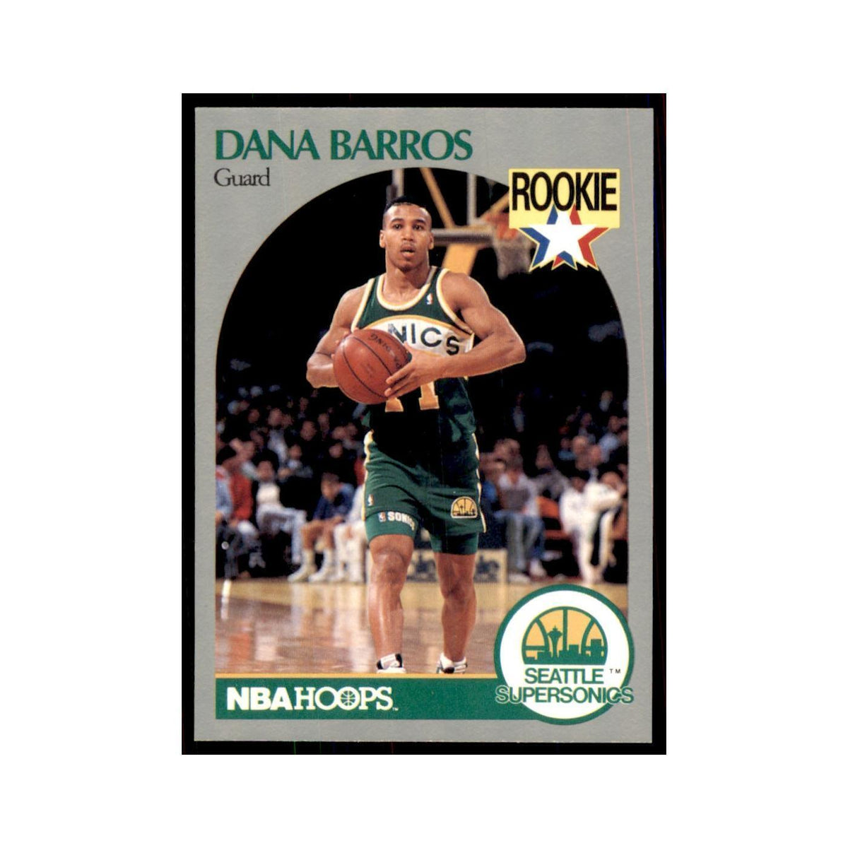 1990 NBA Hoops Dana Barros RC Basketball Cards #274