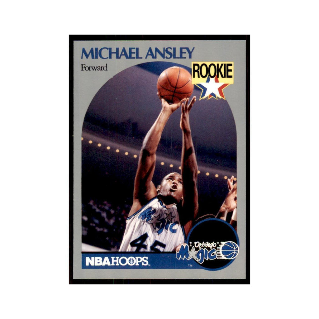1990 NBA Hoops Michael Ansley RC Basketball Cards #215