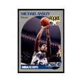 1990 NBA Hoops Michael Ansley RC Basketball Cards #215