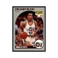 1990 NBA Hoops Delaney Rudd RC Basketball Cards #293
