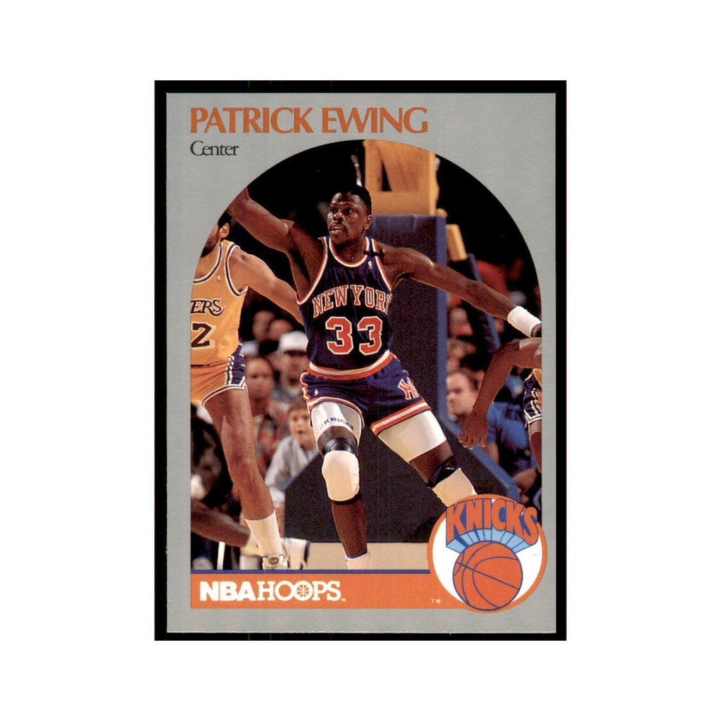 1990 NBA Hoops Patrick Ewing Basketball Cards #203