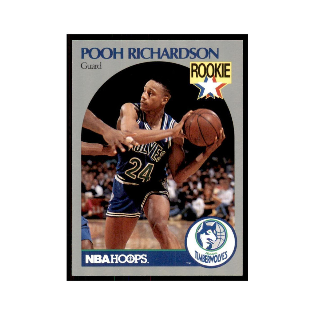 1990 NBA Hoops Pooh Richardson RC Basketball Cards #190