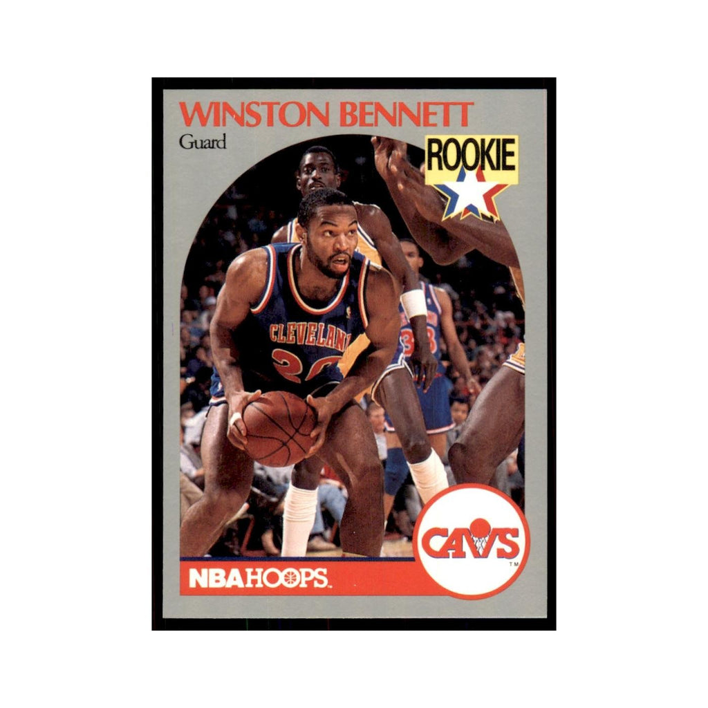 1990 NBA Hoops Winston Bennett Basketball Cards #70