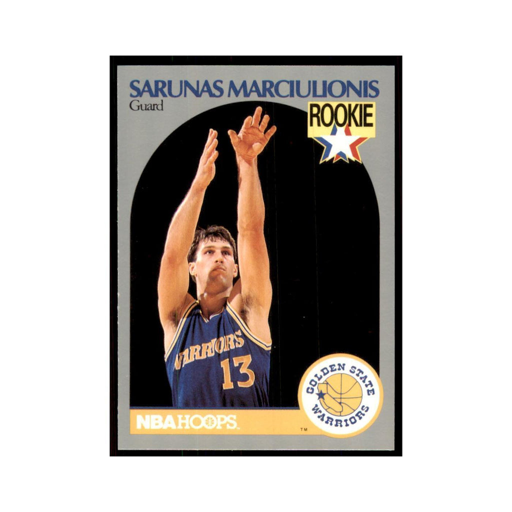 1990 NBA Hoops Sarunas Marciulionis Basketball Cards #115