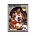 1990 NBA Hoops Delaney Rudd RC Basketball Cards #293