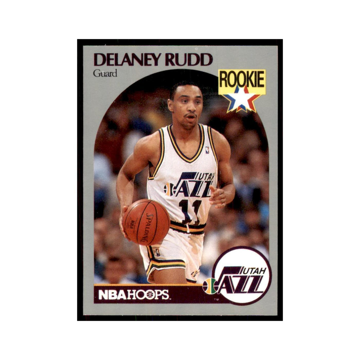 1990 NBA Hoops Delaney Rudd RC Basketball Cards #293