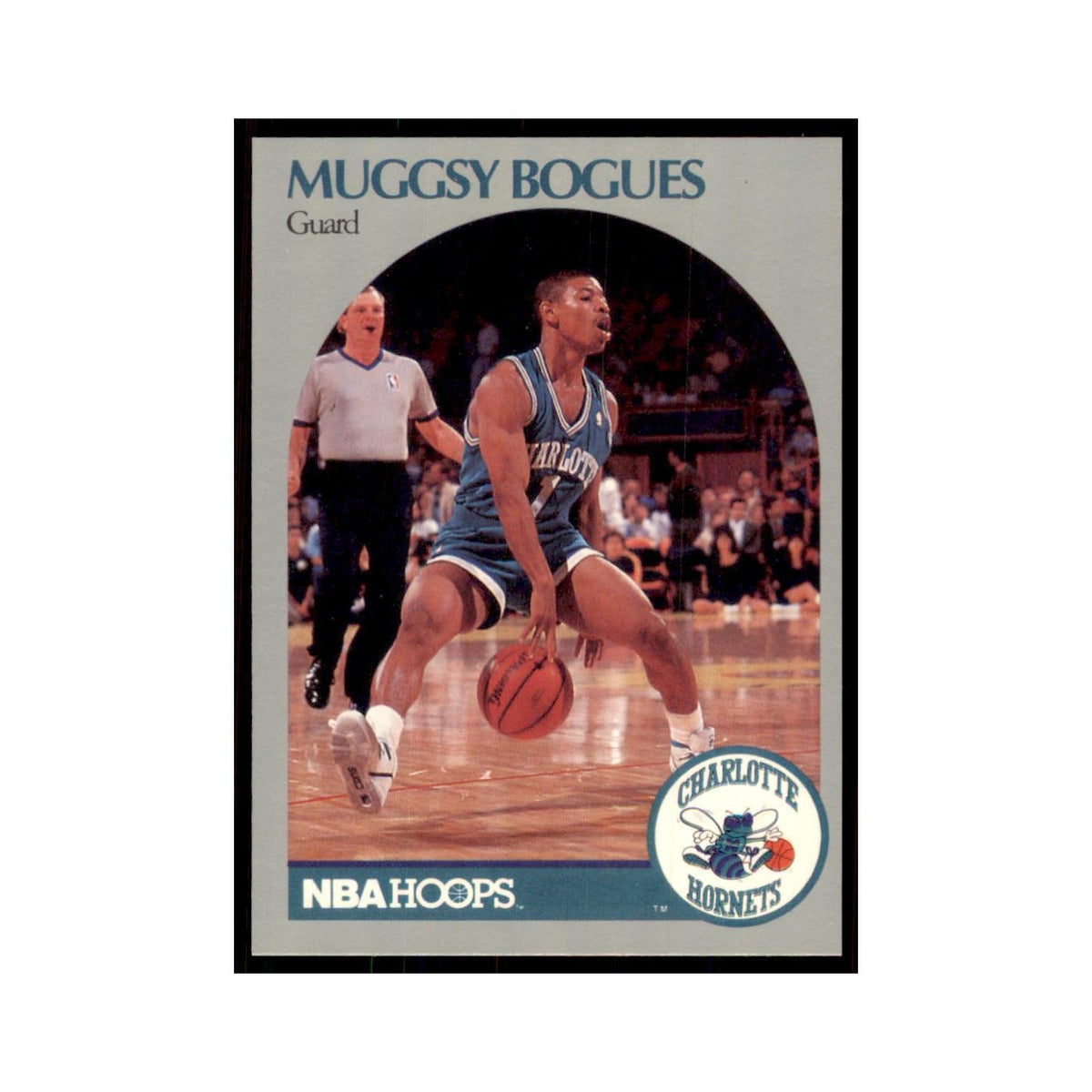 1990 NBA Hoops Muggsy Bogues Basketball Cards #50
