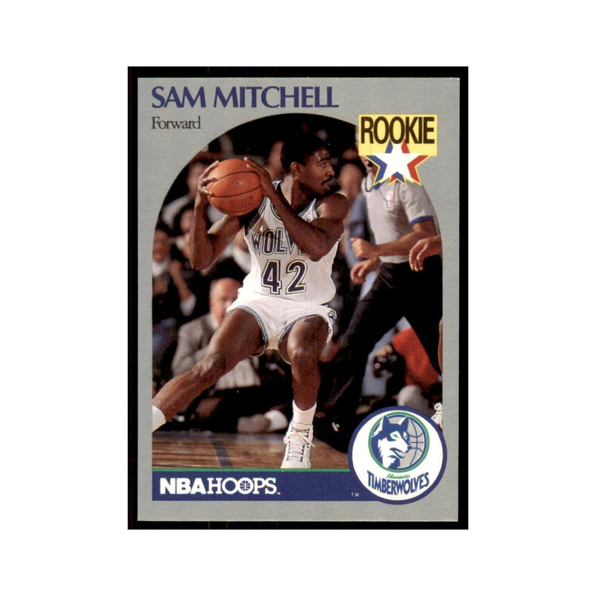 1990 NBA Hoops Sam Mitchell RC Basketball Cards #188