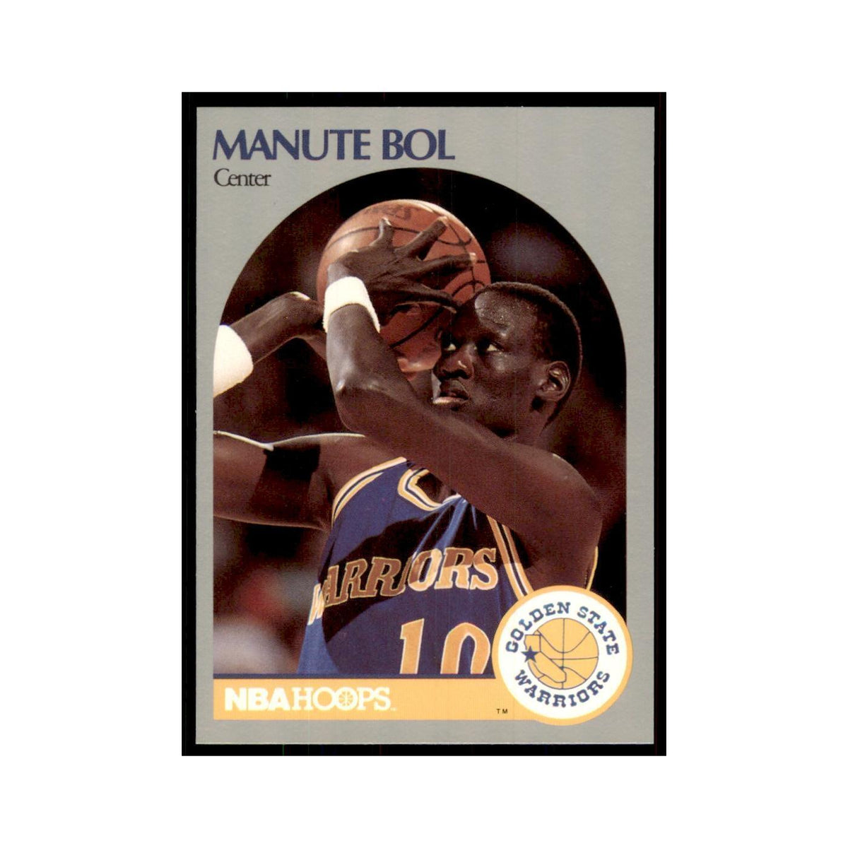 1990 NBA Hoops Manute Bol Basketball Cards #112