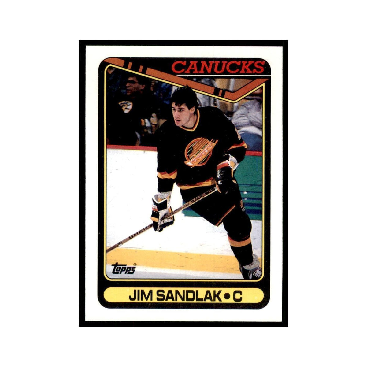 1990 Topps Jim Sandlak Hockey Cards #18