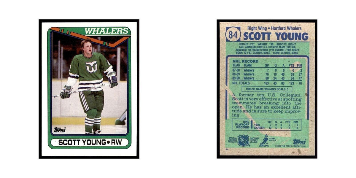 1990 Topps Scott Young Hockey Cards #84