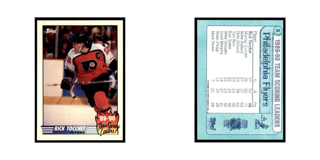 1990 Topps Rick Tocchet Hockey Cards #9