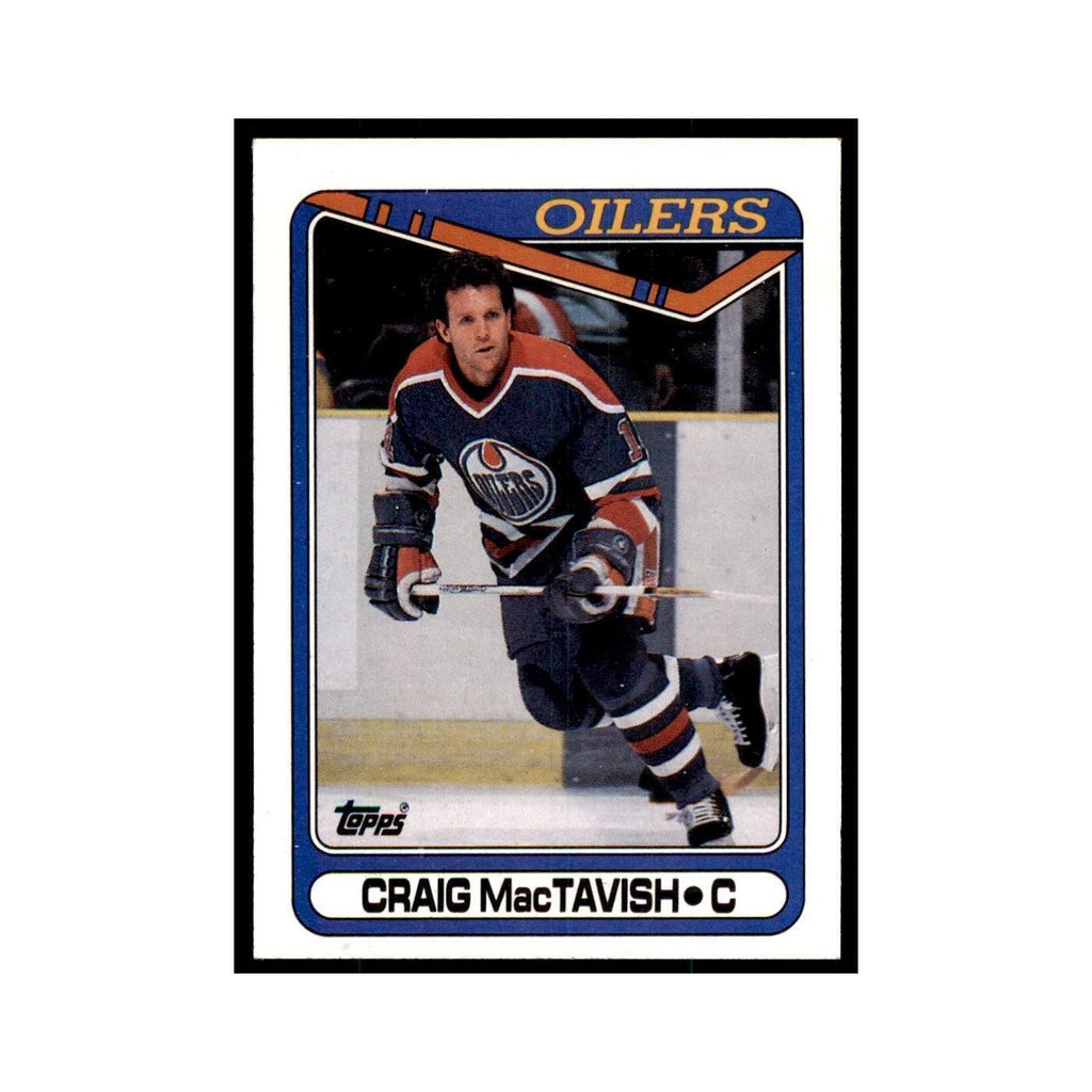 1990 Topps Craig MacTavish Hockey Cards #189