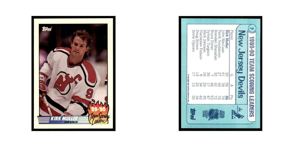 1990 Topps Kirk Muller Hockey Cards #7