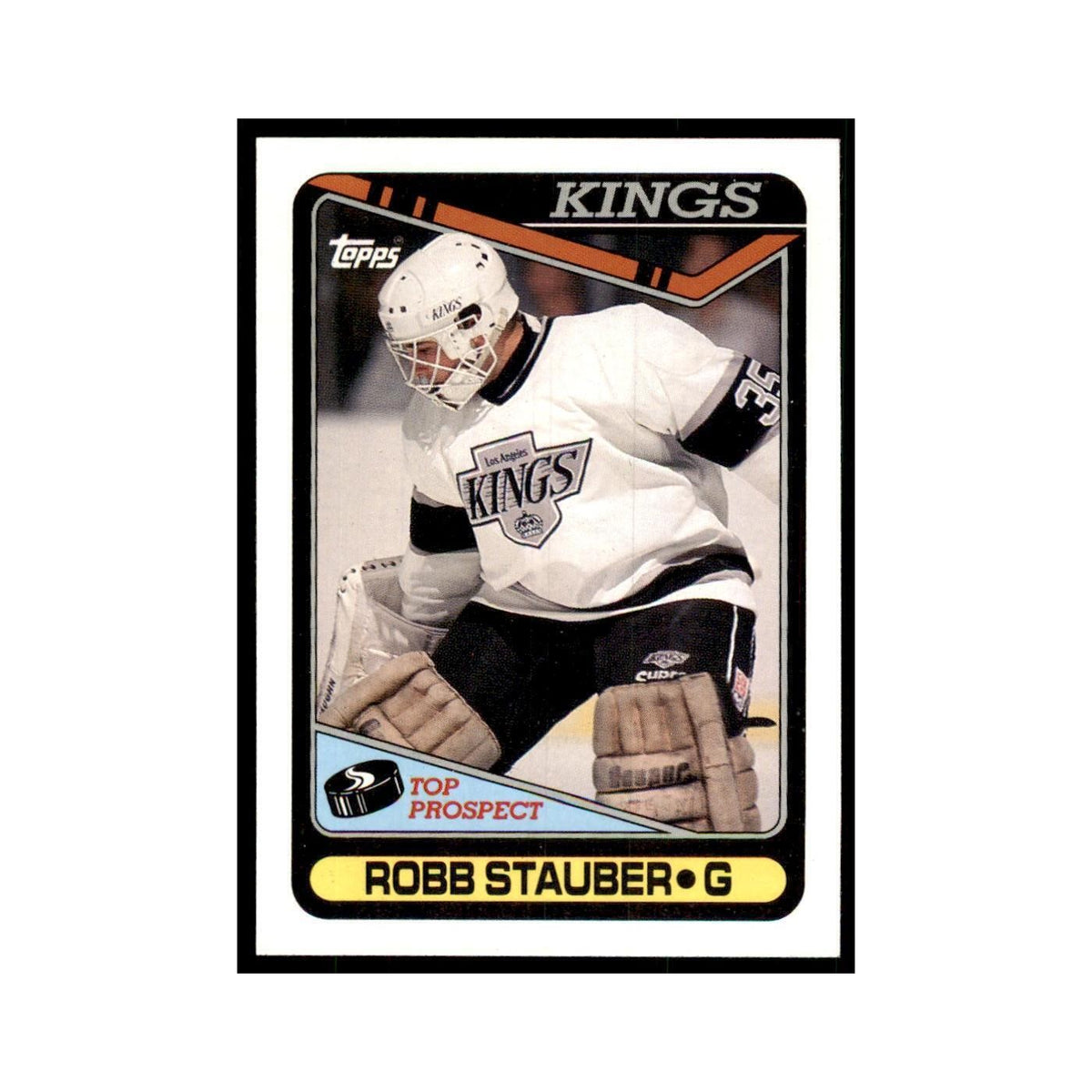 1990 Topps Robb Stauber Hockey Cards #181