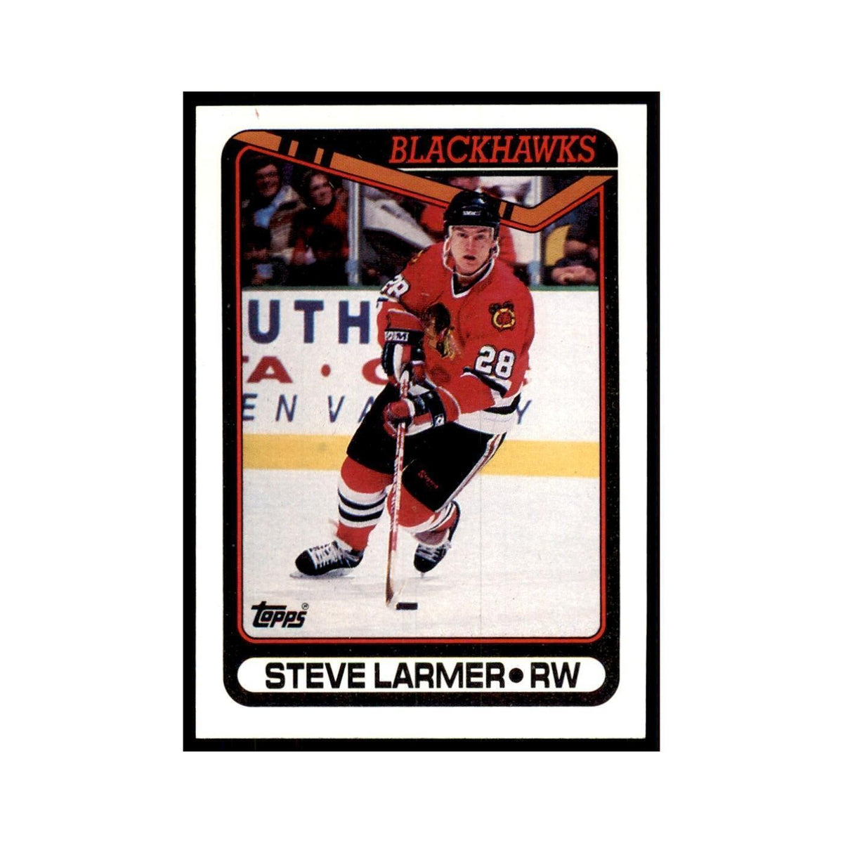 1990 Topps Steve Larmer Hockey Cards #56