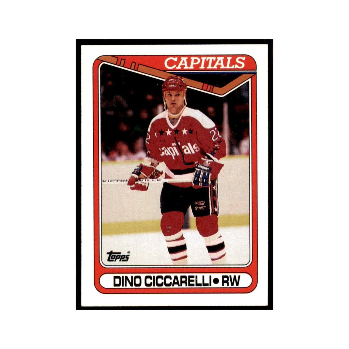 1990 Topps Dino Ciccarelli Hockey Cards #100