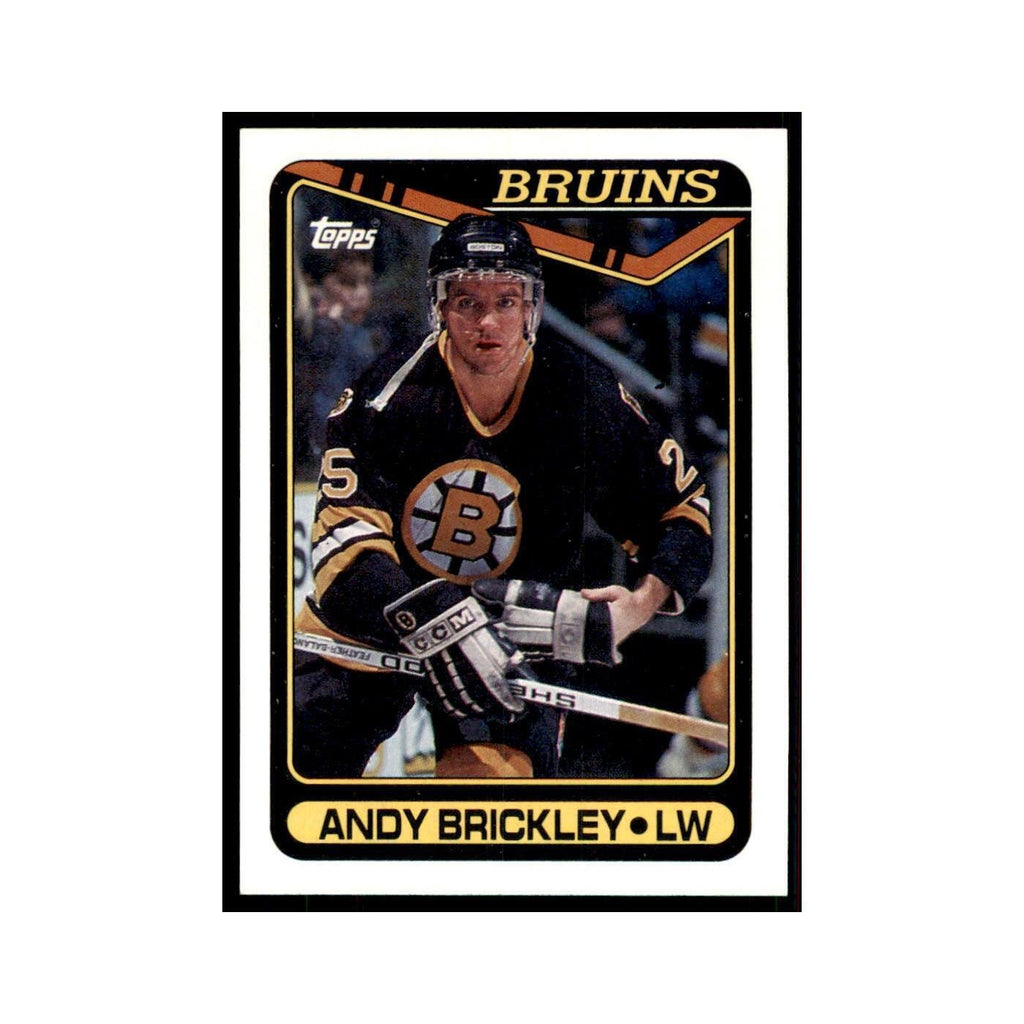 1990 Topps Andy Brickley Hockey Cards #88
