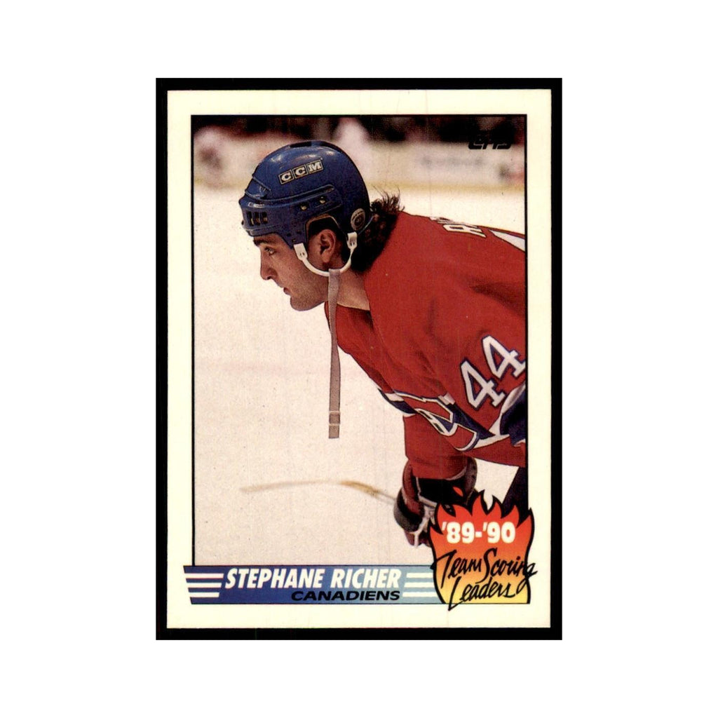 1990 Topps Stephane Richer Hockey Cards #4
