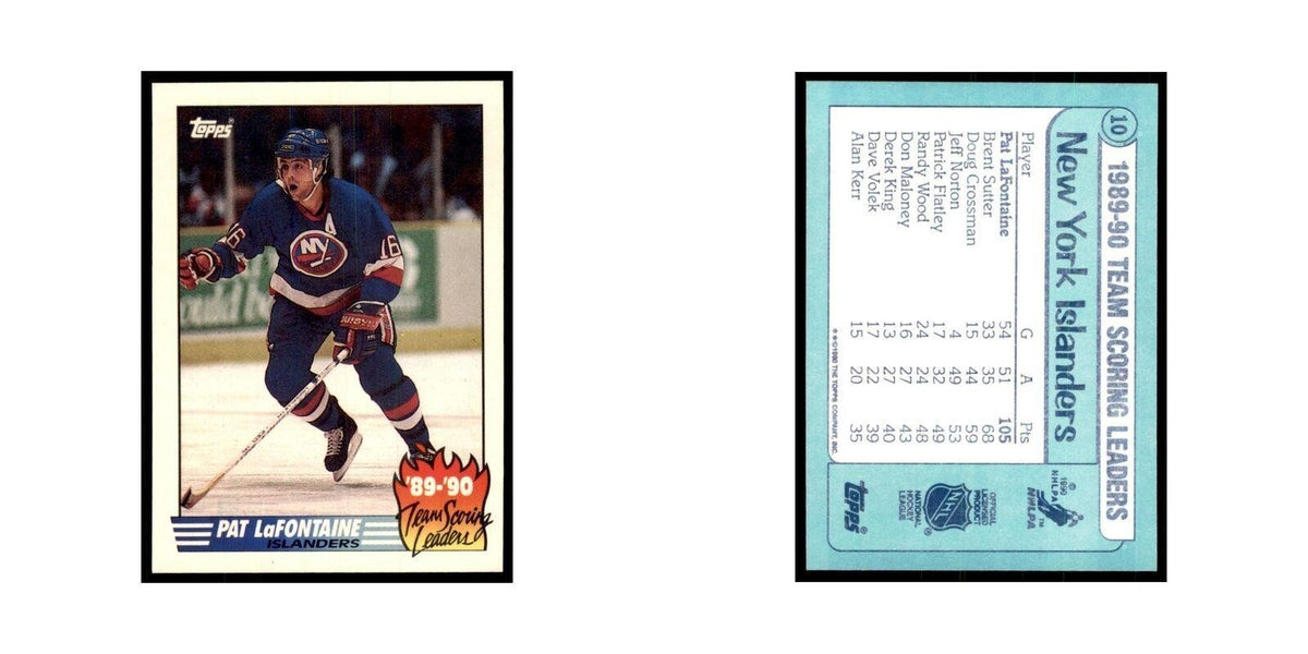 1990 Topps Pat LaFontaine Hockey Cards #10