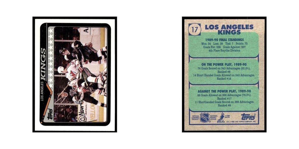 1990 Topps Los Angeles Kings Hockey Cards #17