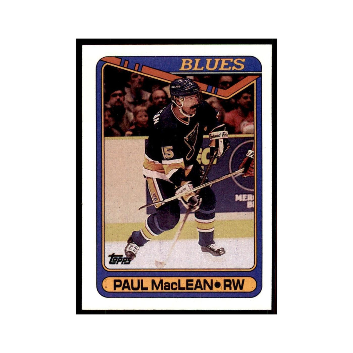 1990 Topps Paul MacLean Hockey Cards #110