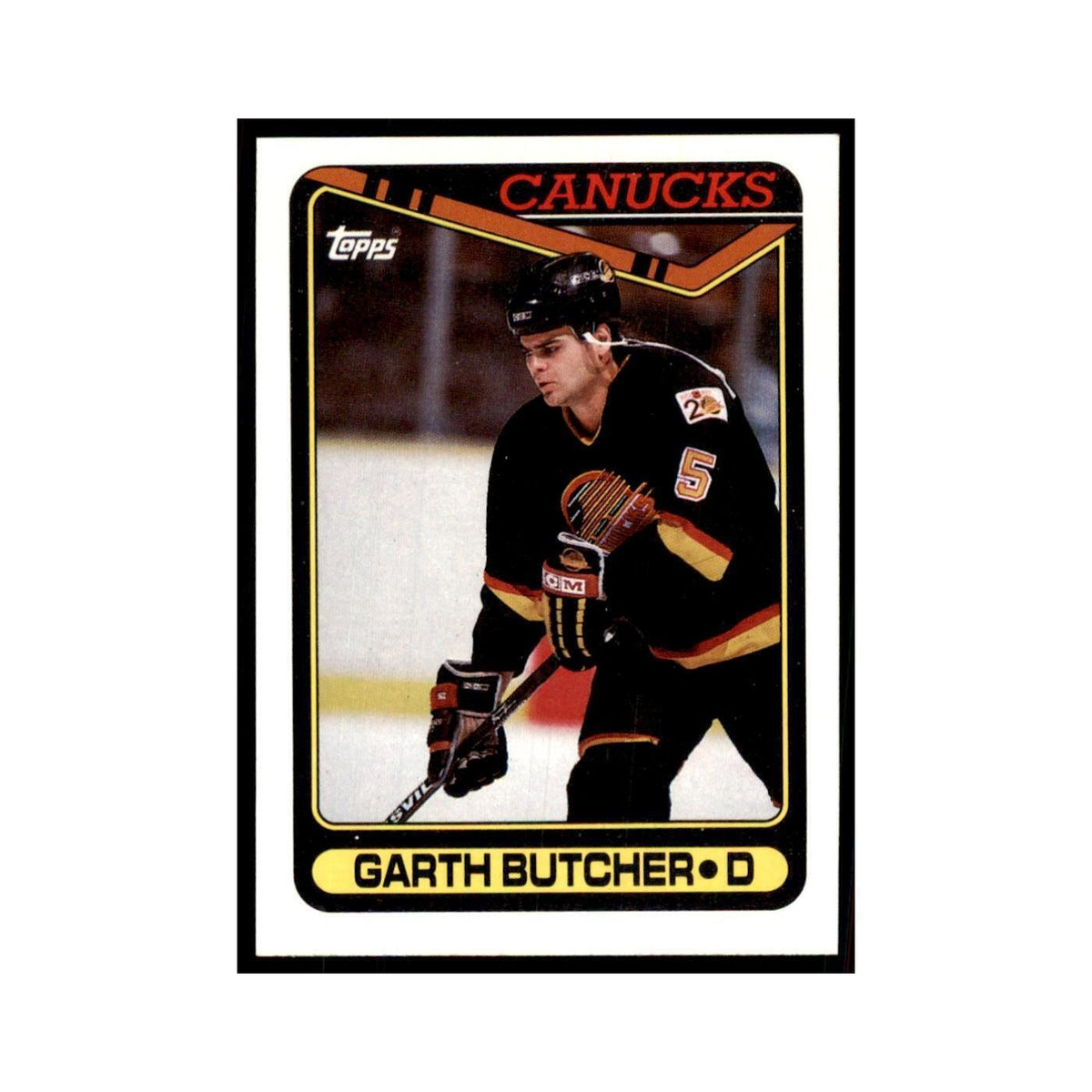 1990 Topps Garth Butcher Hockey Cards #150