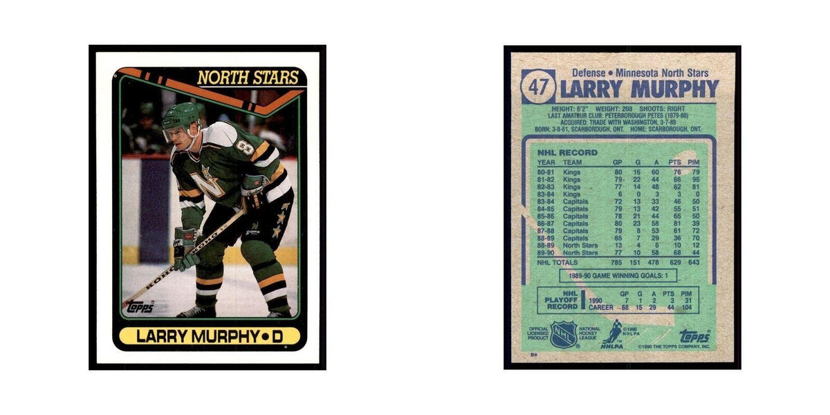 1990 Topps Larry Murphy Hockey Cards #47
