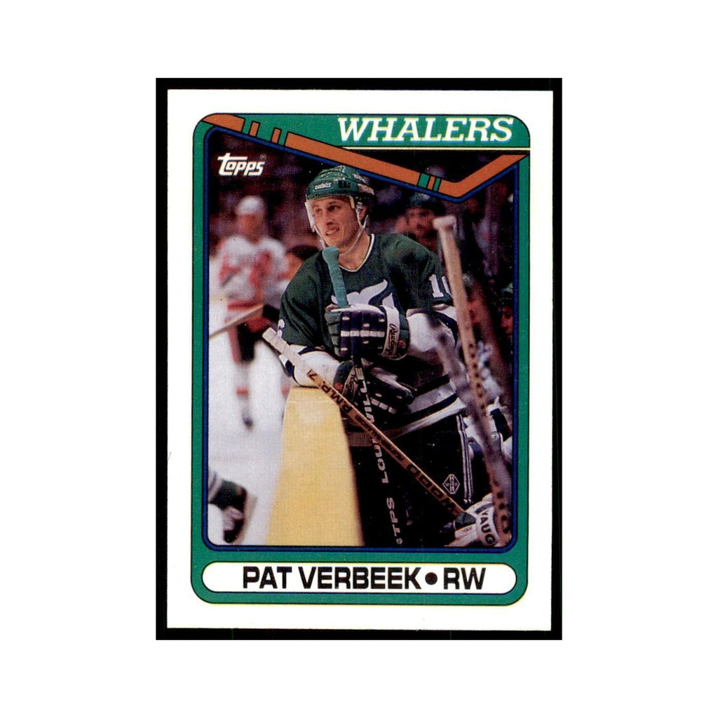 1990 Topps Pat Verbeek Hockey Cards #112