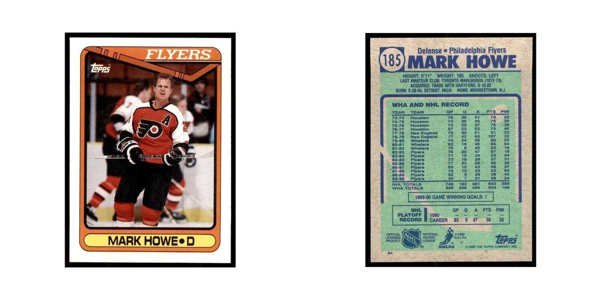 1990 Topps Mark Howe Hockey Cards #185