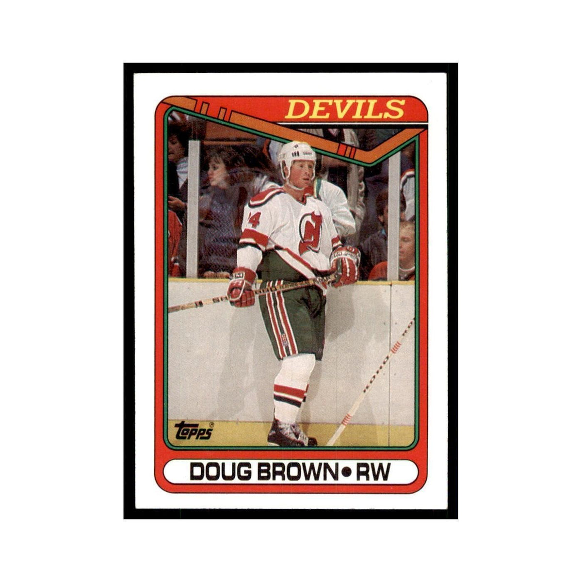 1990 Topps Doug Brown Hockey Cards #117