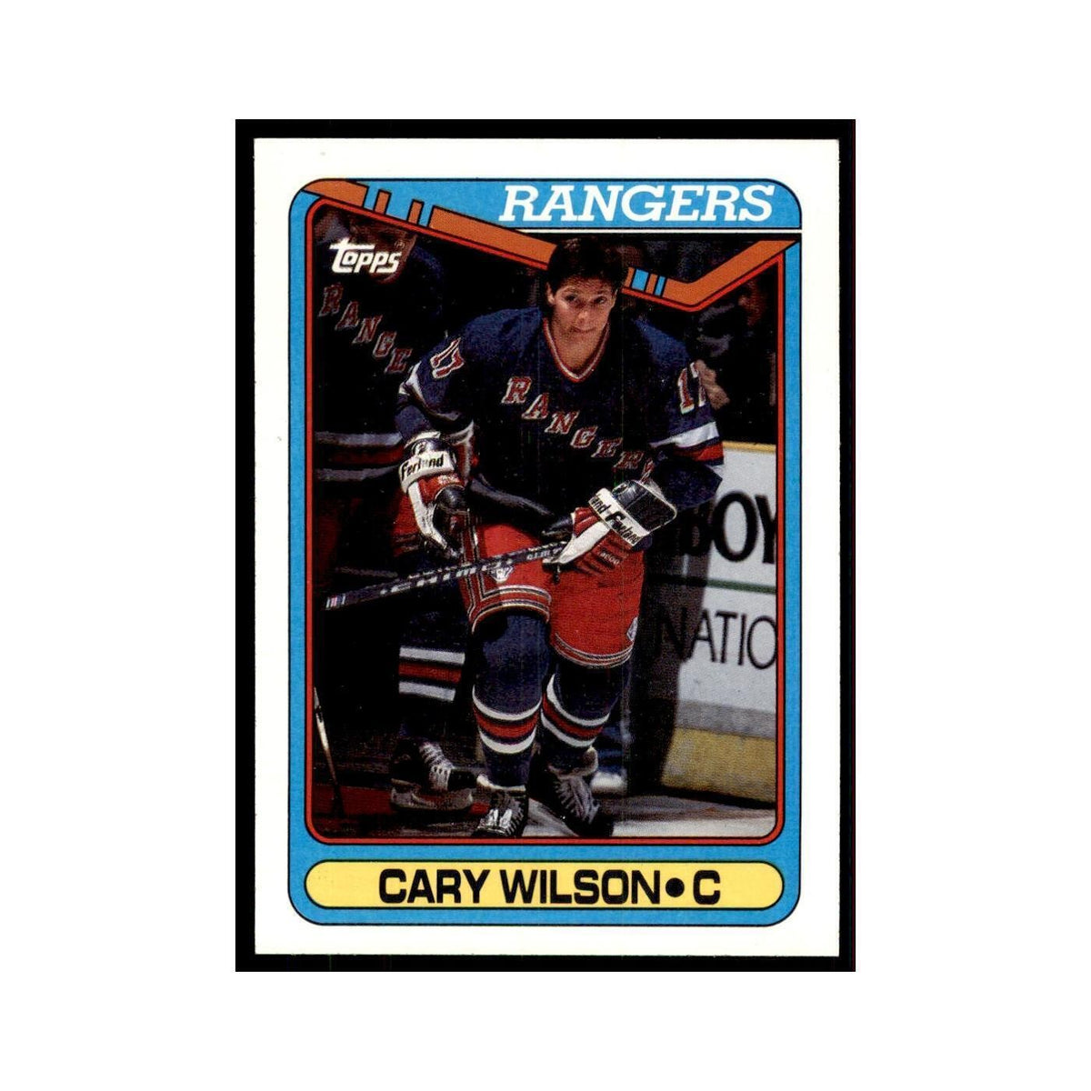 1990 Topps Carey Wilson Hockey Cards #54