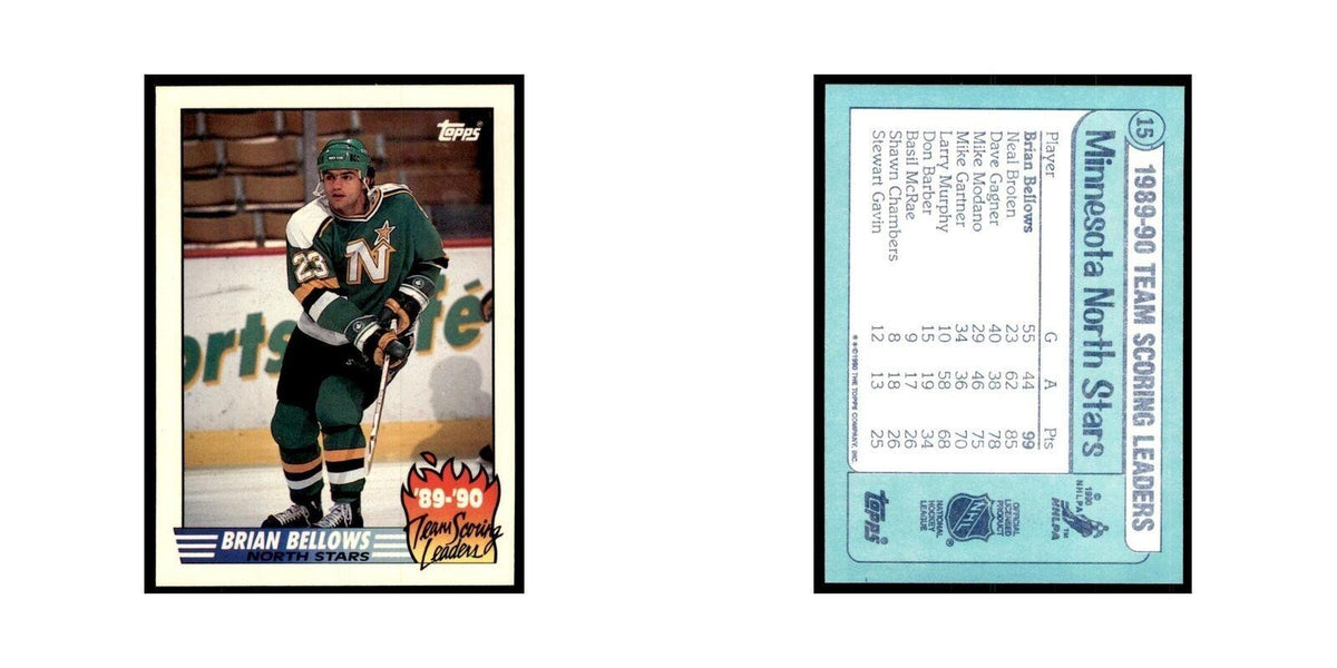 1990 Topps Brian Bellows Hockey Cards #15