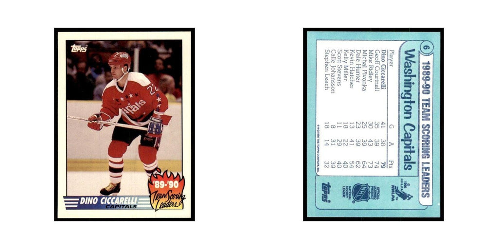 1990 Topps Dino Ciccarelli Hockey Cards #6